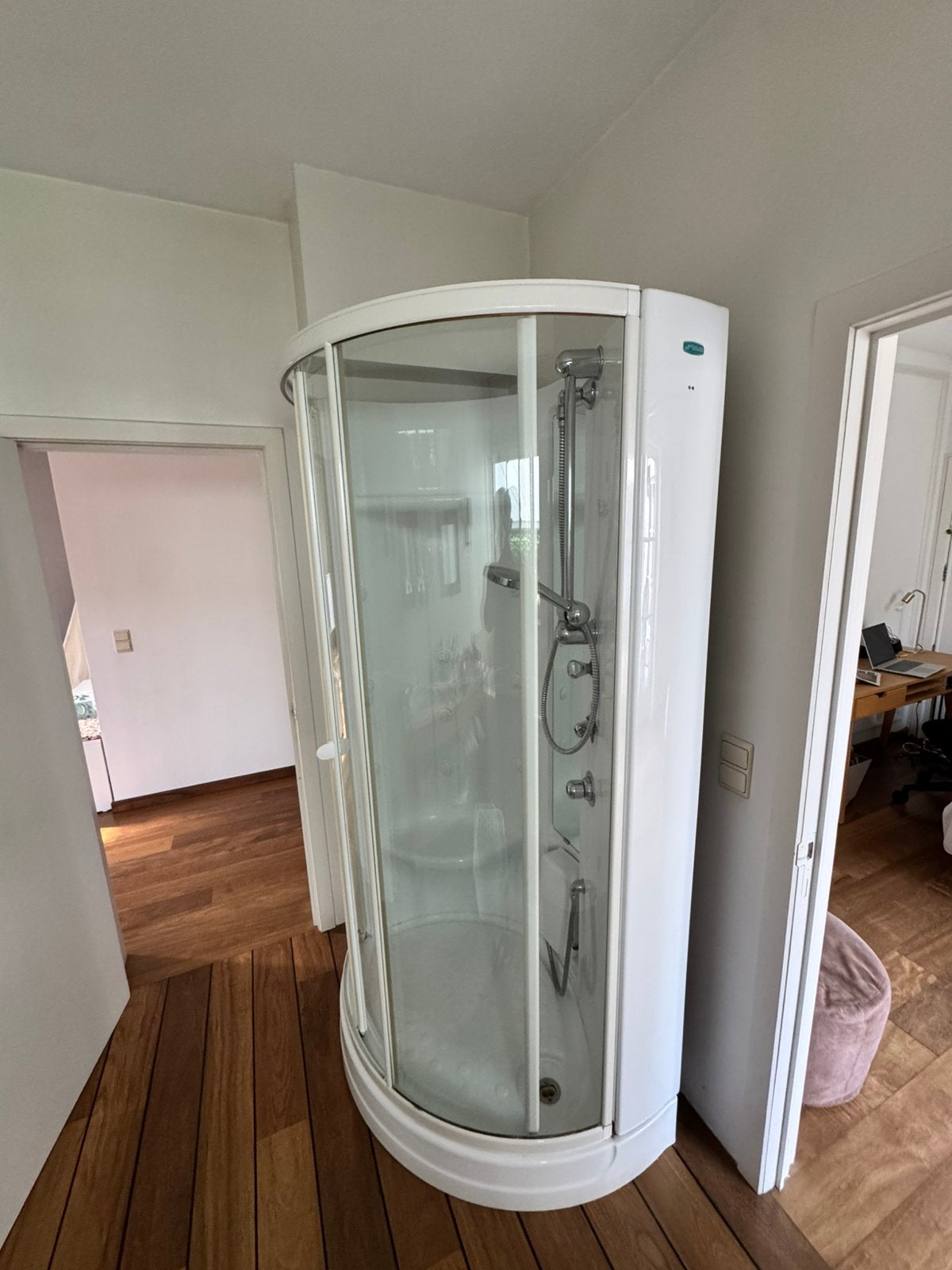 Cabine de douche multi-jets à donner, Maison & Meubles, Enlèvement, Utilisé, Avec douche