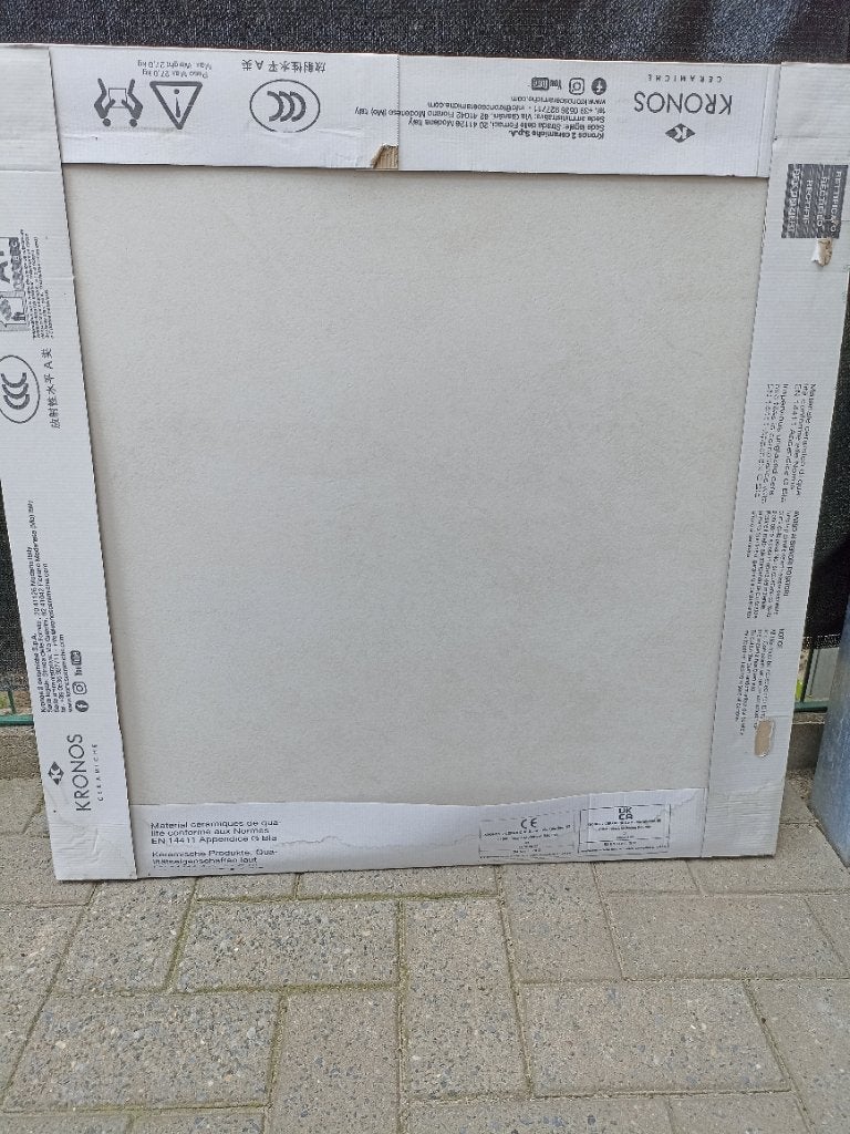 Keramische vloertegels, Ophalen, 60 cm of meer, Nieuw, Vloertegels