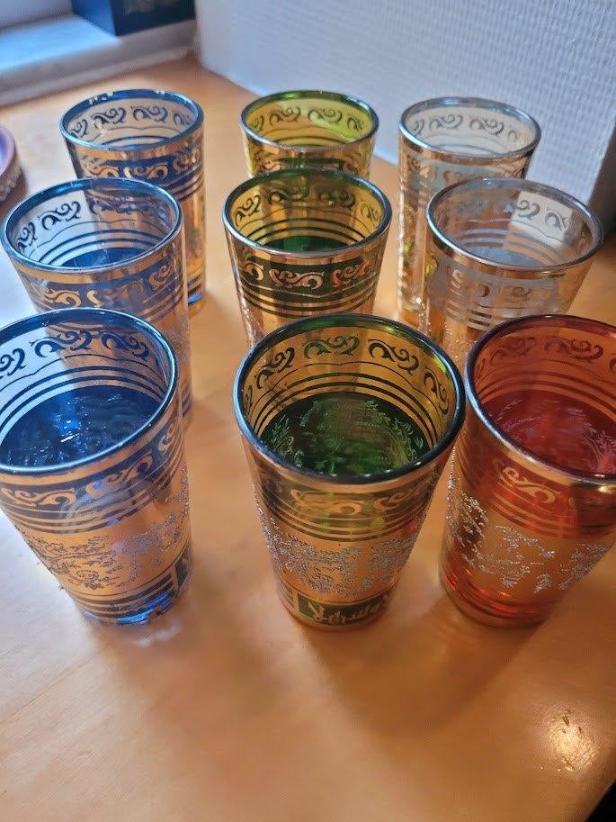 lot de verres à thé marocains, Enlèvement ou Envoi, Comme neuf, Autres types