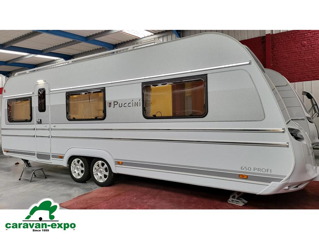 TABBERT PUCCINI 650TD PROFI, Caravans en Kamperen, Caravans, Tabbert, 7 tot 8 meter, Bedrijf, Tot en met 4