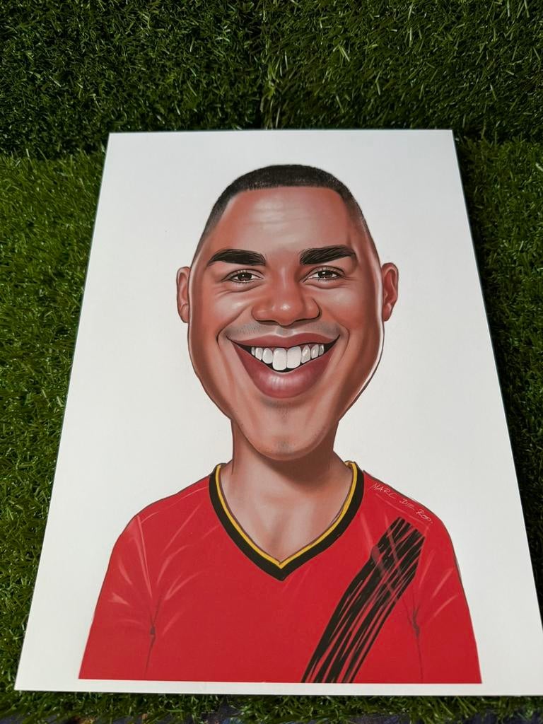 Karikatuur tielemans A4, Verzamelen, Ophalen of Verzenden, Nieuw, Poster, Plaatje of Sticker