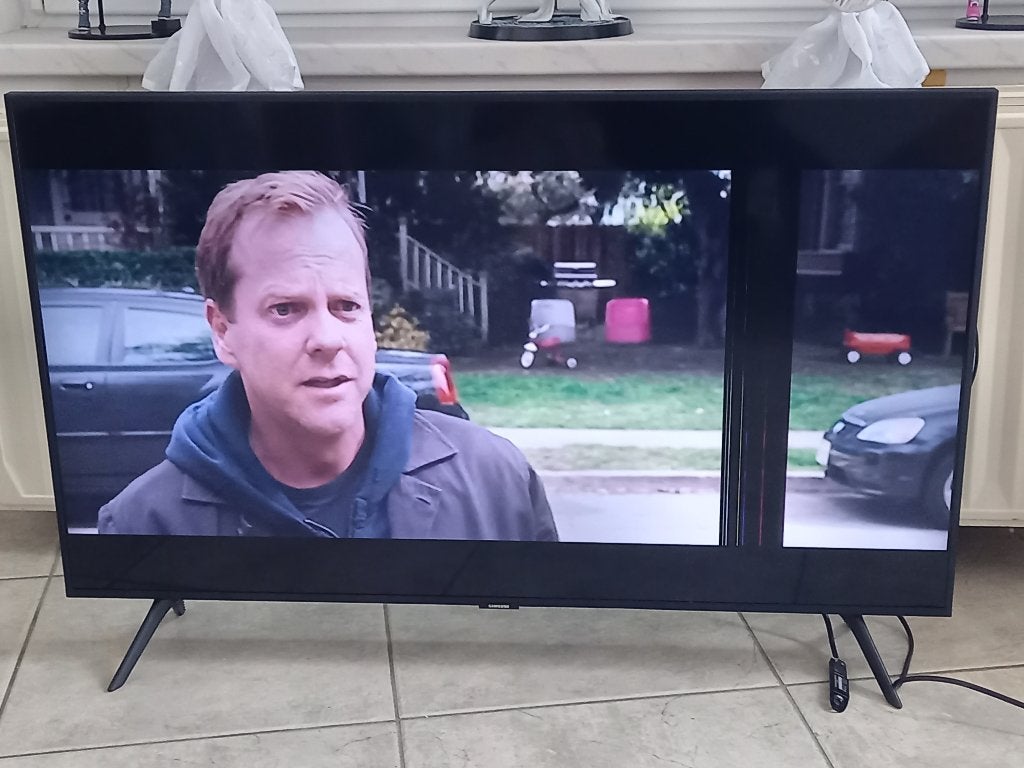 TV Samsung LED ultra HD 4k a réparer ou pièce, LED, 50 Hz, Comme neuf, Enlèvement