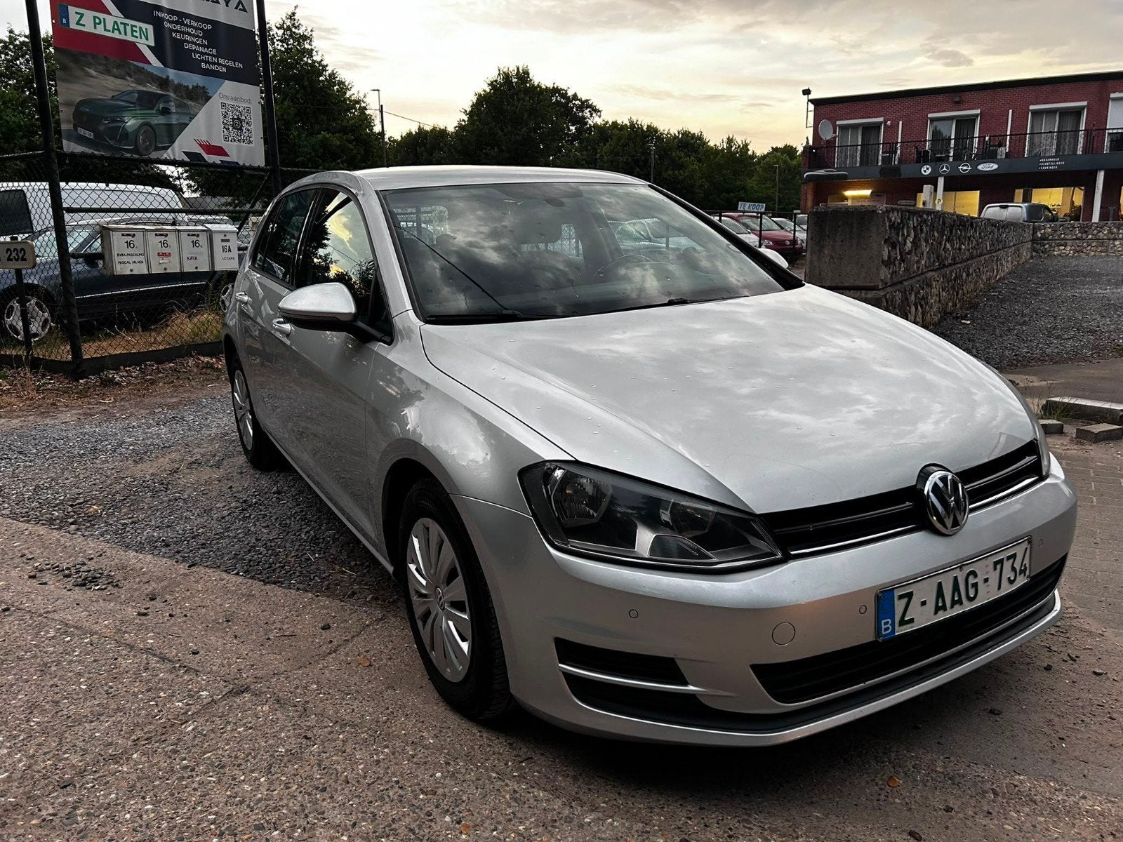 Vw golf 7   1.6 TDİ  bij 2013  233000 km, Auto's, Volkswagen, Voorwielaandrijving, Stof, Euro 6, 4 cilinders