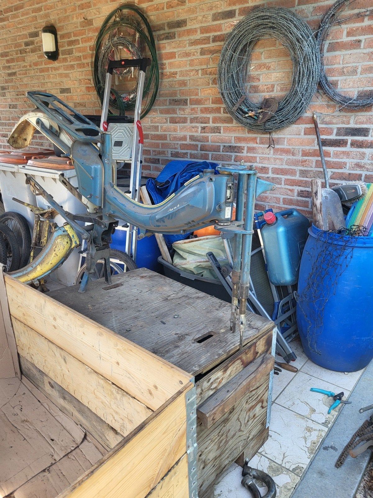 Flandria verschillende frames, Ophalen