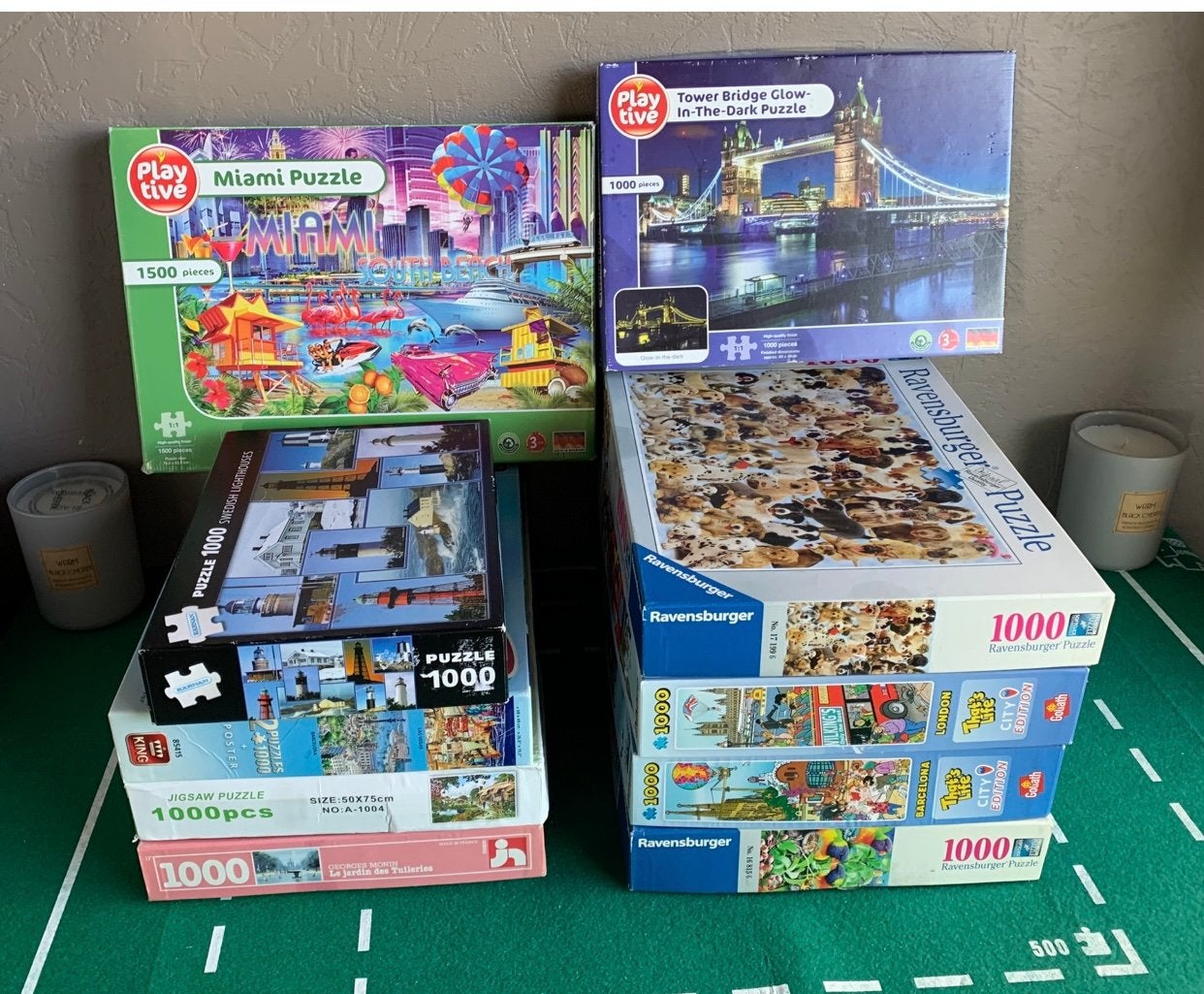 Pakketje puzzels, Enlèvement, Comme neuf