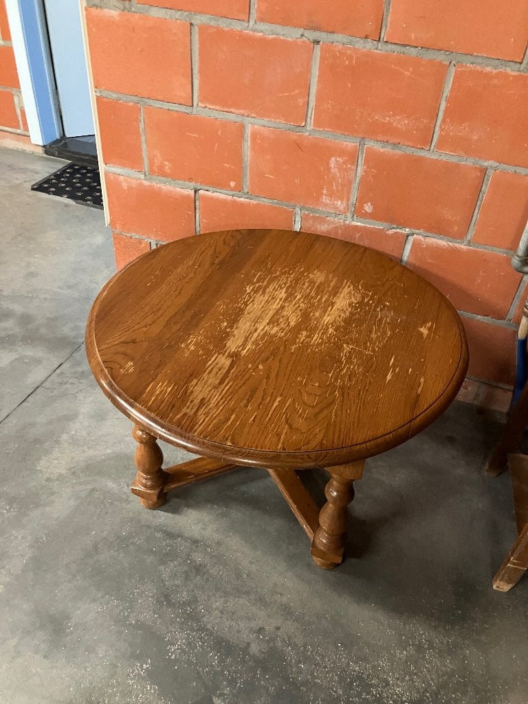 Ronde tafel hout, Antiek en Kunst, Ophalen