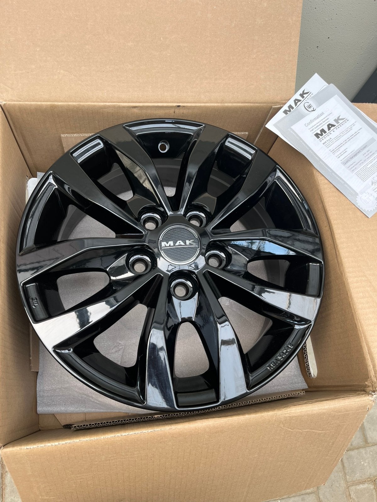 NIEUWE 16” alu MAK velgen voor Ducato camper, Boxer, Jumper, Enlèvement, Jante(s)