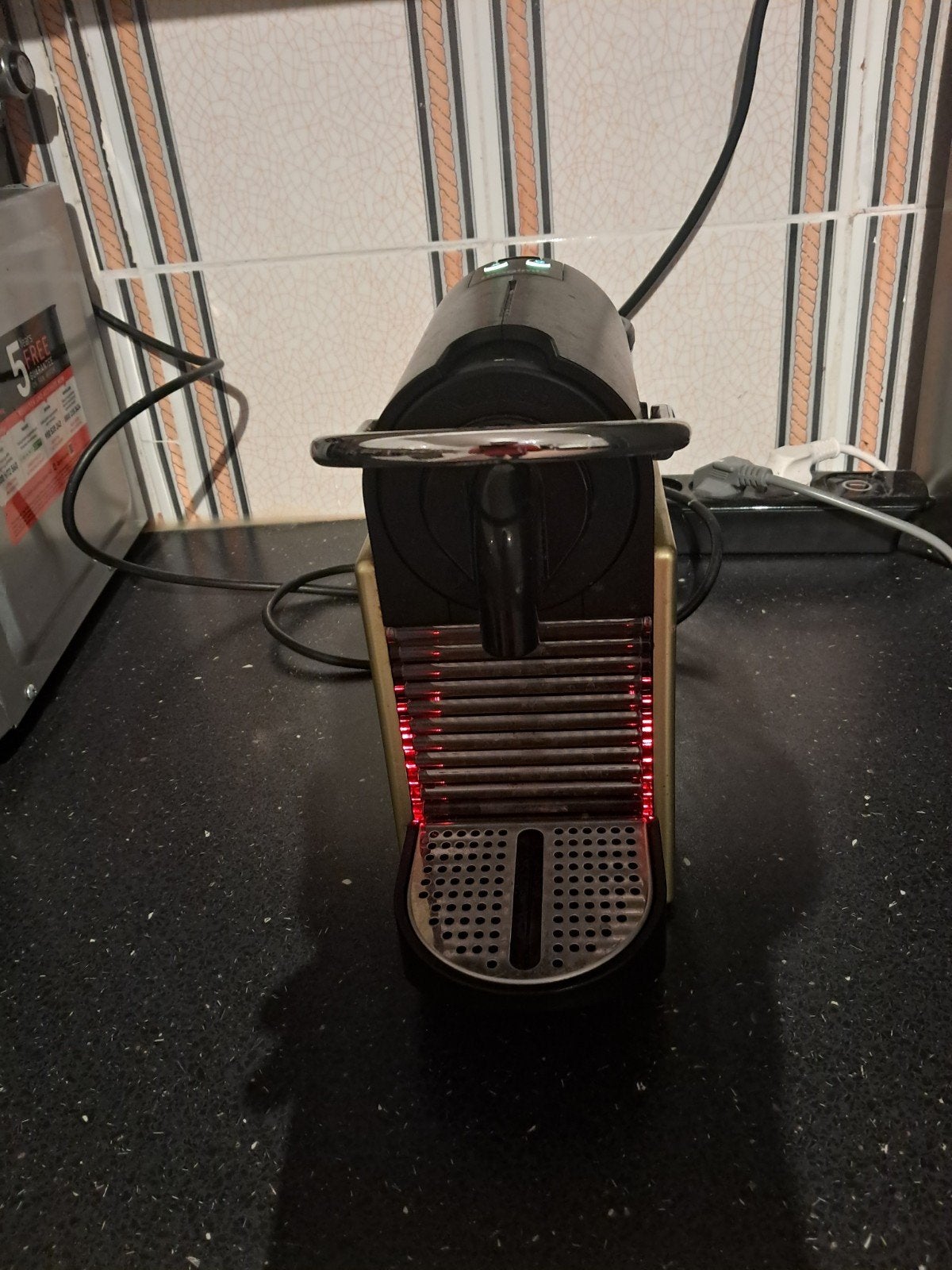 koffie machine nog goed werk, Ophalen