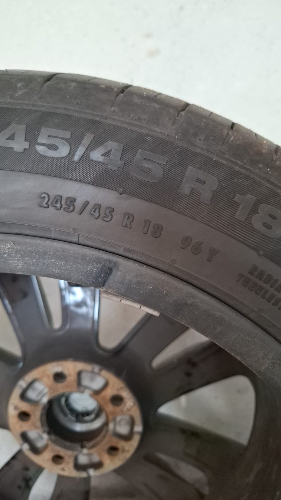 Opel insignia velgen 245/45R18 continental banden, Auto-onderdelen, Banden en Velgen, Ophalen, 18 inch, 245 mm, Banden en Velgen