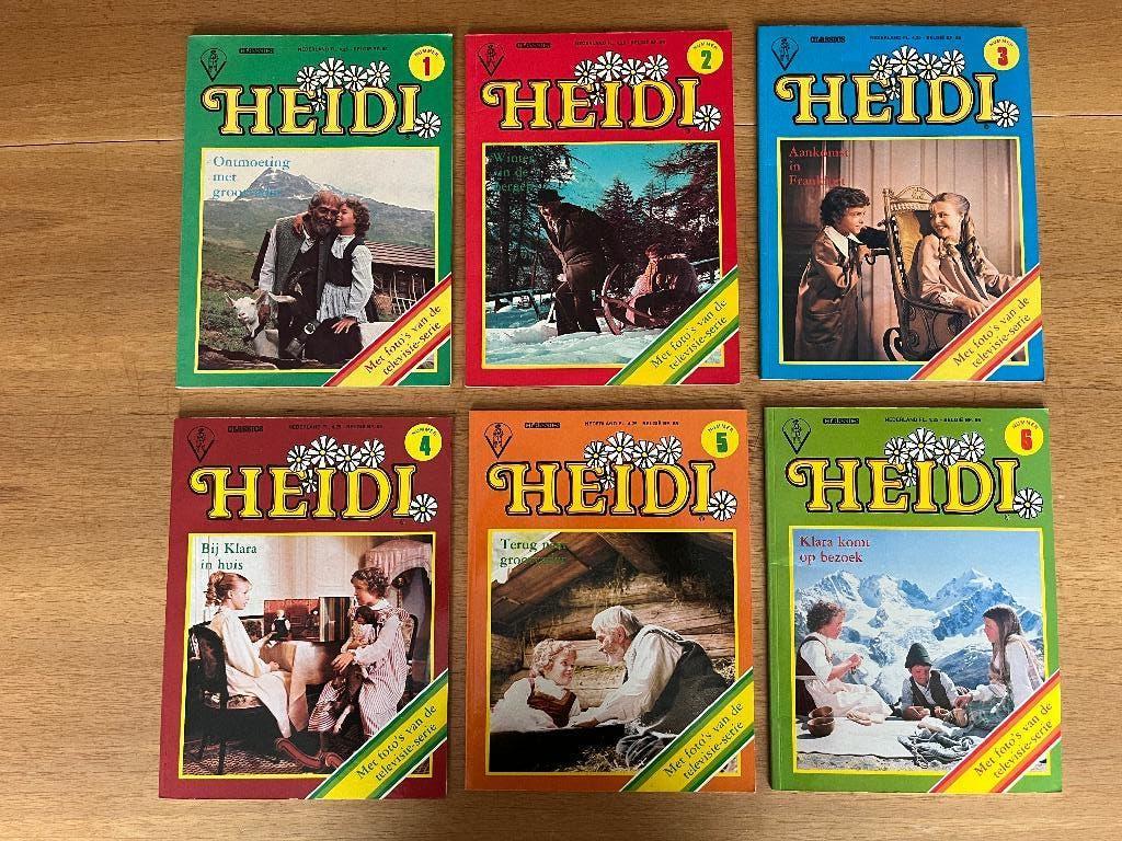 Heidi - serie van 6 boekjes, Boeken, Ophalen of Verzenden, Gelezen, Fictie algemeen