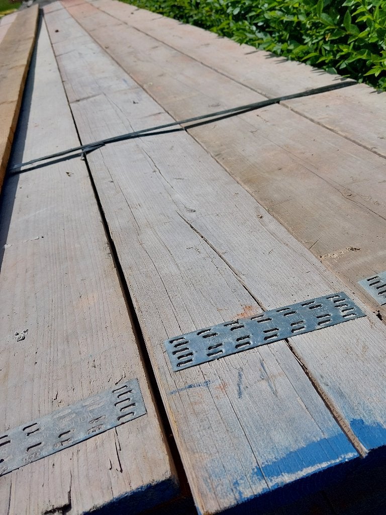 funderingsplanken gebruikte steigerplanken ongeveer 30mm dik, Tuin en Terras, Ophalen, Gebruikt