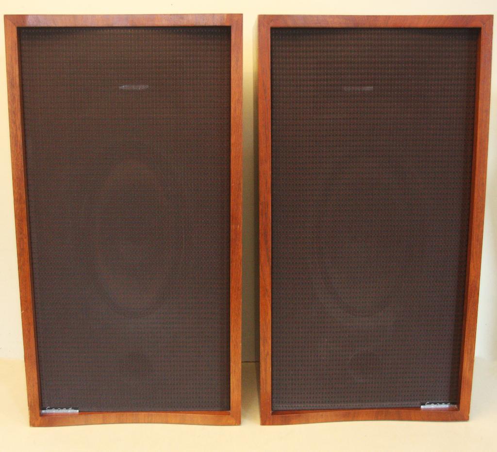 Zeldzame Carad Speakers / Begin Jaren 70 / Made In Belgium, Audio, Tv en Foto, Luidsprekerboxen, Ophalen, Zo goed als nieuw, 120 watt of meer