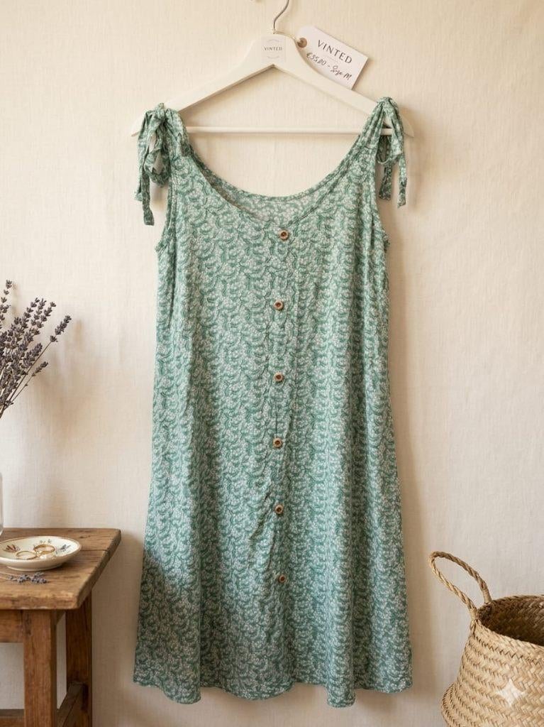 Kleedje, Kleding | Dames, Jurken, Verzenden, Zo goed als nieuw, Knielengte, Groen