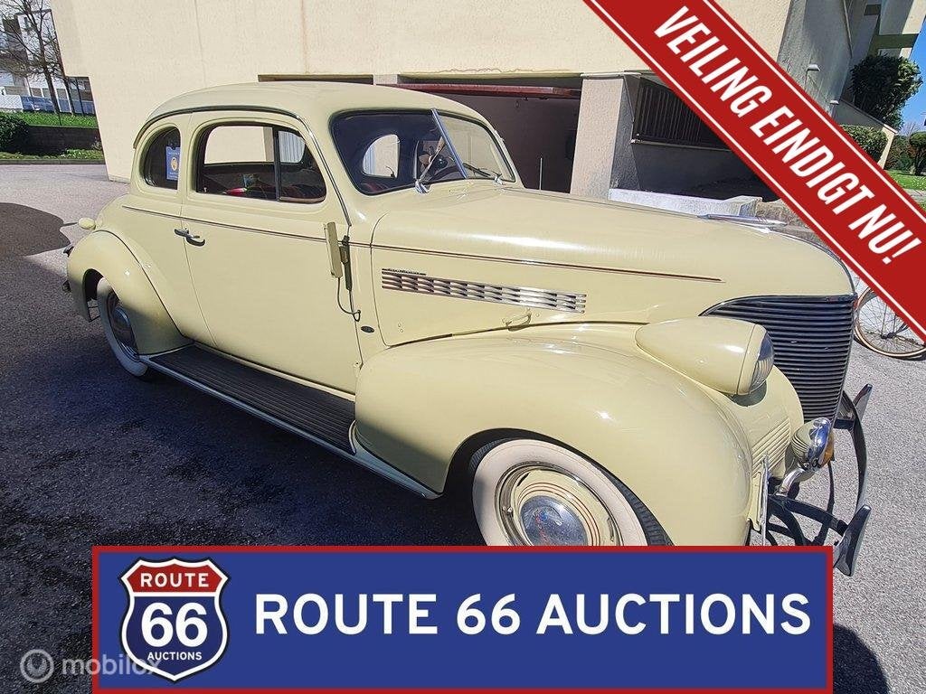 Chevrolet Master Deluxe Business Coupe | 1939 | Route 66 Auc, Achat, Entreprise, Chevrolet, Boîte manuelle