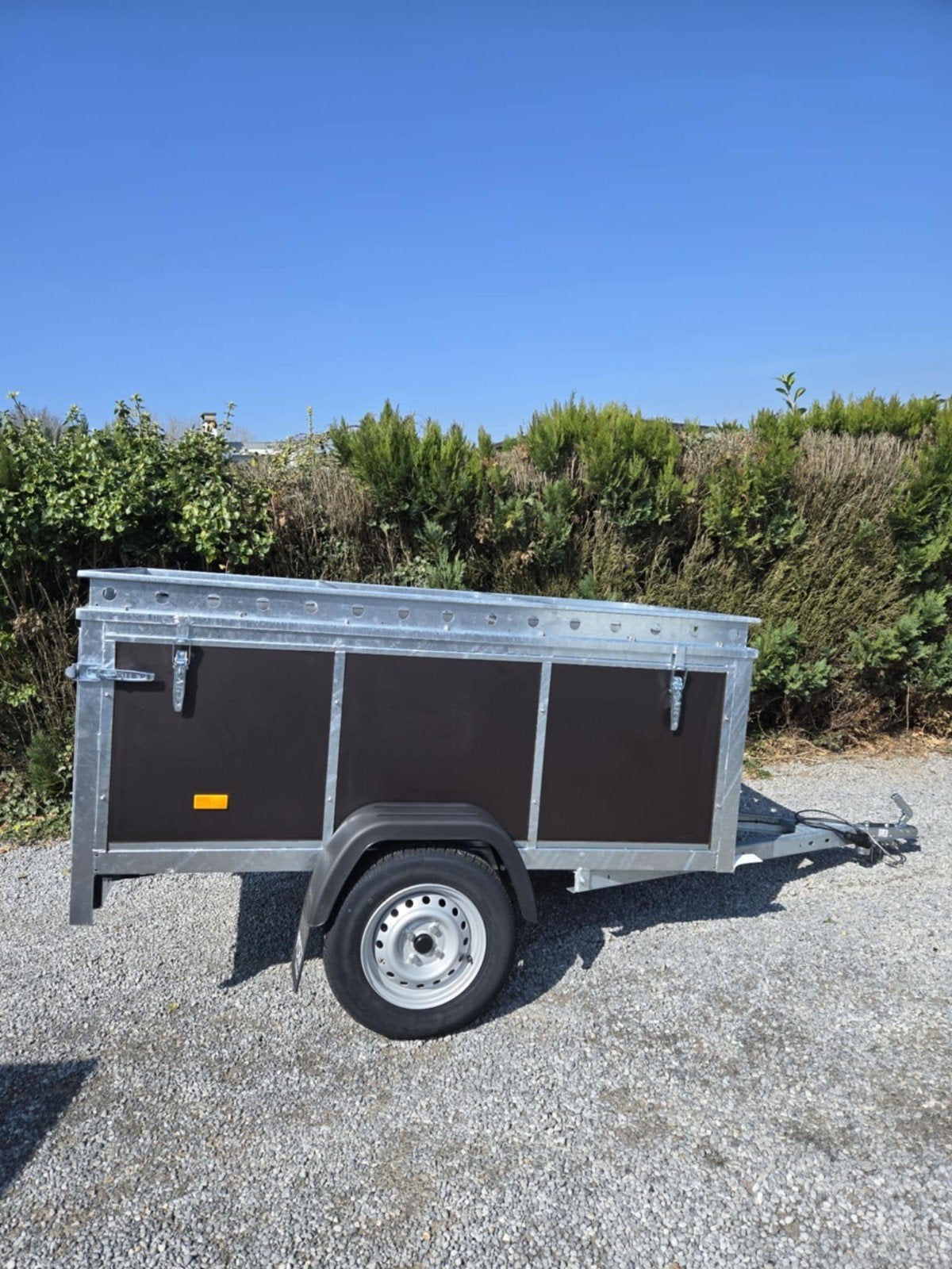 Bagagewagen bruin 200 x 100 x 60, Ophalen
