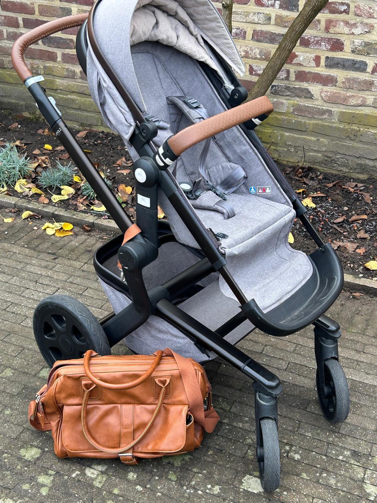 Kinderwagen joolz day 3 compleet+ voetenzak + verzorgingstas, Kinderen en Baby's, Gebruikt, Verstelbare duwstang, Ophalen, Kinderwagen