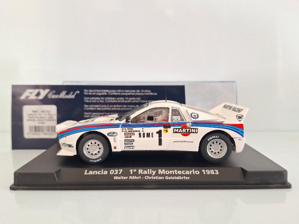 Fly Lancia 037 1 Rally Montecarlo 1983 Martini W-Rohrl A993, Overige merken, Racebaan, Nieuw, Ophalen of Verzenden