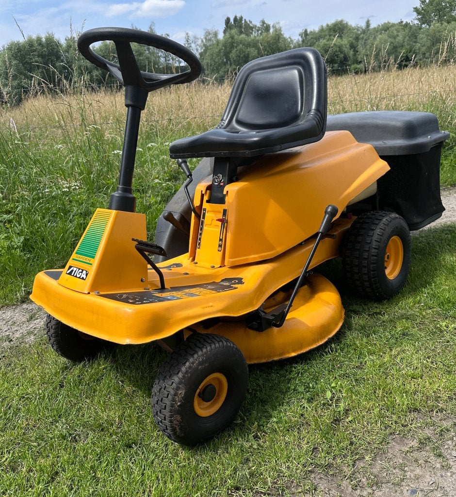 Stiga zitmaaier te koop., Ophalen, Versnellingen, Stiga, Zo goed als nieuw