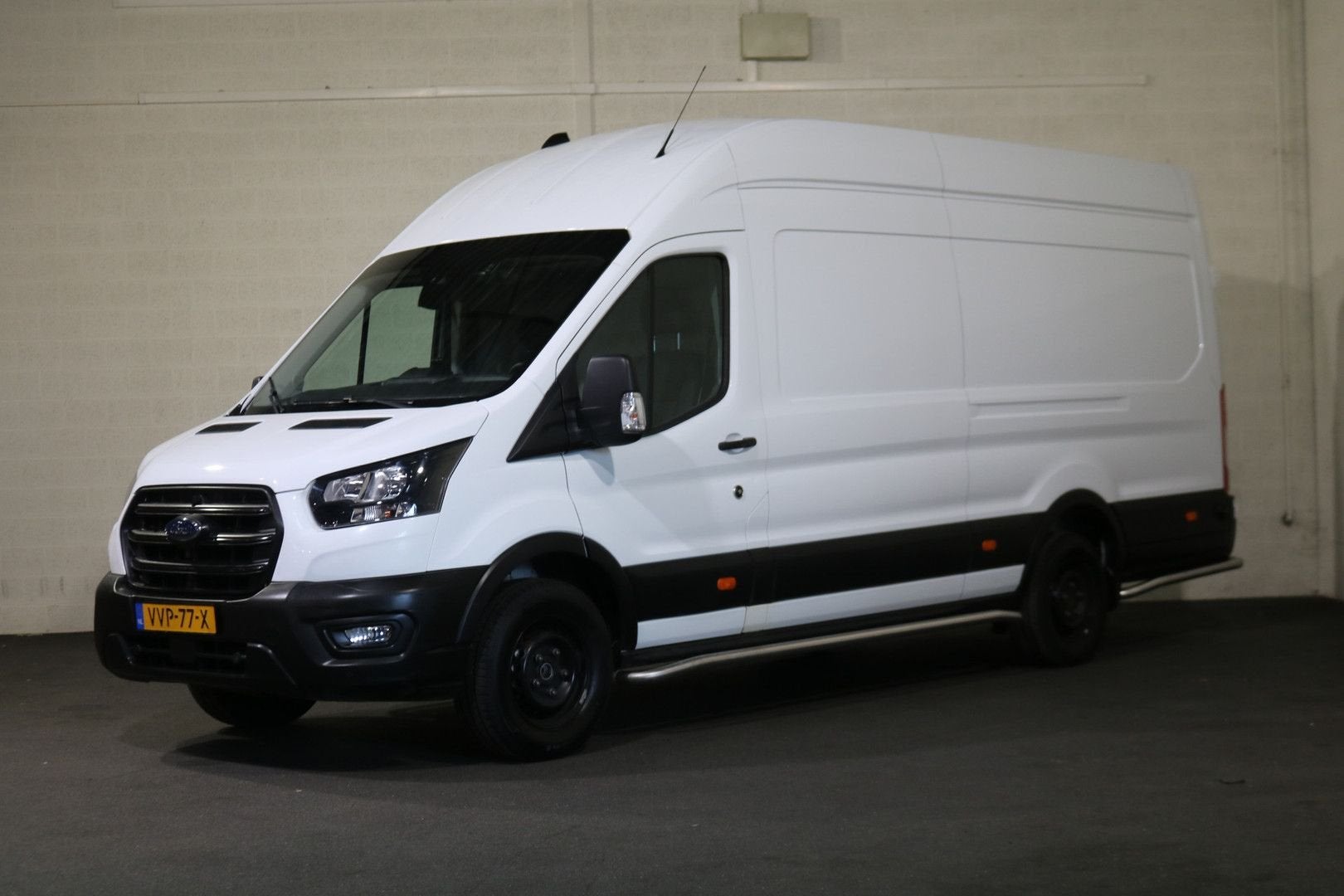 Ford Transit 2.0 TDCI 130pk L4 H3 Trend Airco 270Gr Achterde, Auto's, Parkeersensor, Wit, Ford, Te koop