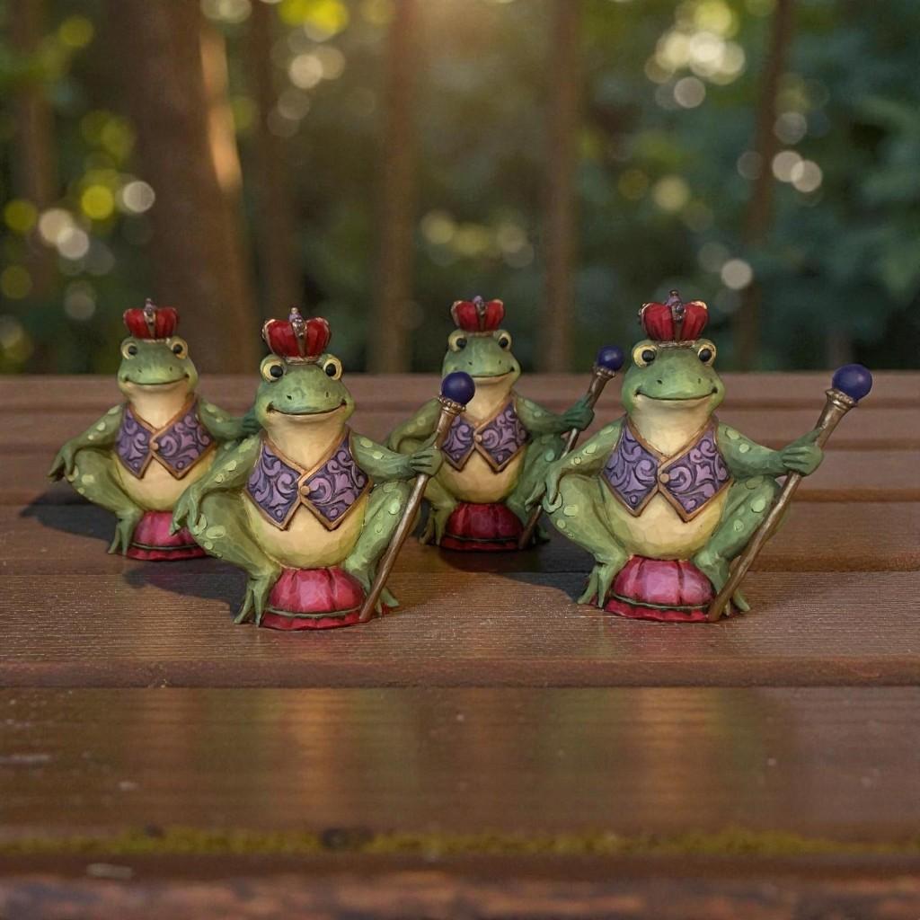Jim Shore Mini Frog Set de 4 figurines Grenouilles Neuves, Enlèvement ou Envoi, Neuf, Fantasy