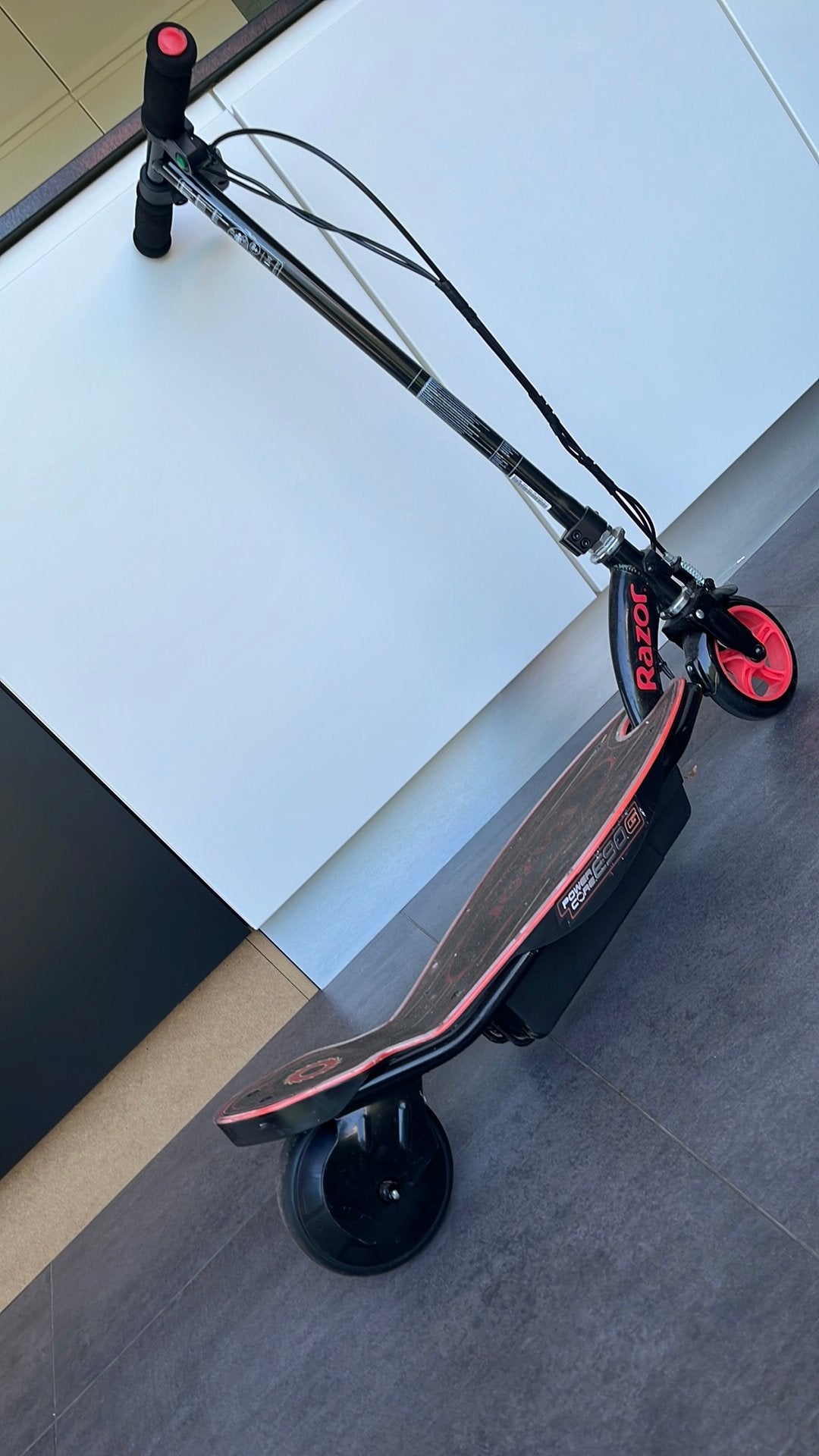 Electrice step voor kinderen me ledlight en poot, Ophalen, Gebruikt, Elektrische step (E-scooter)