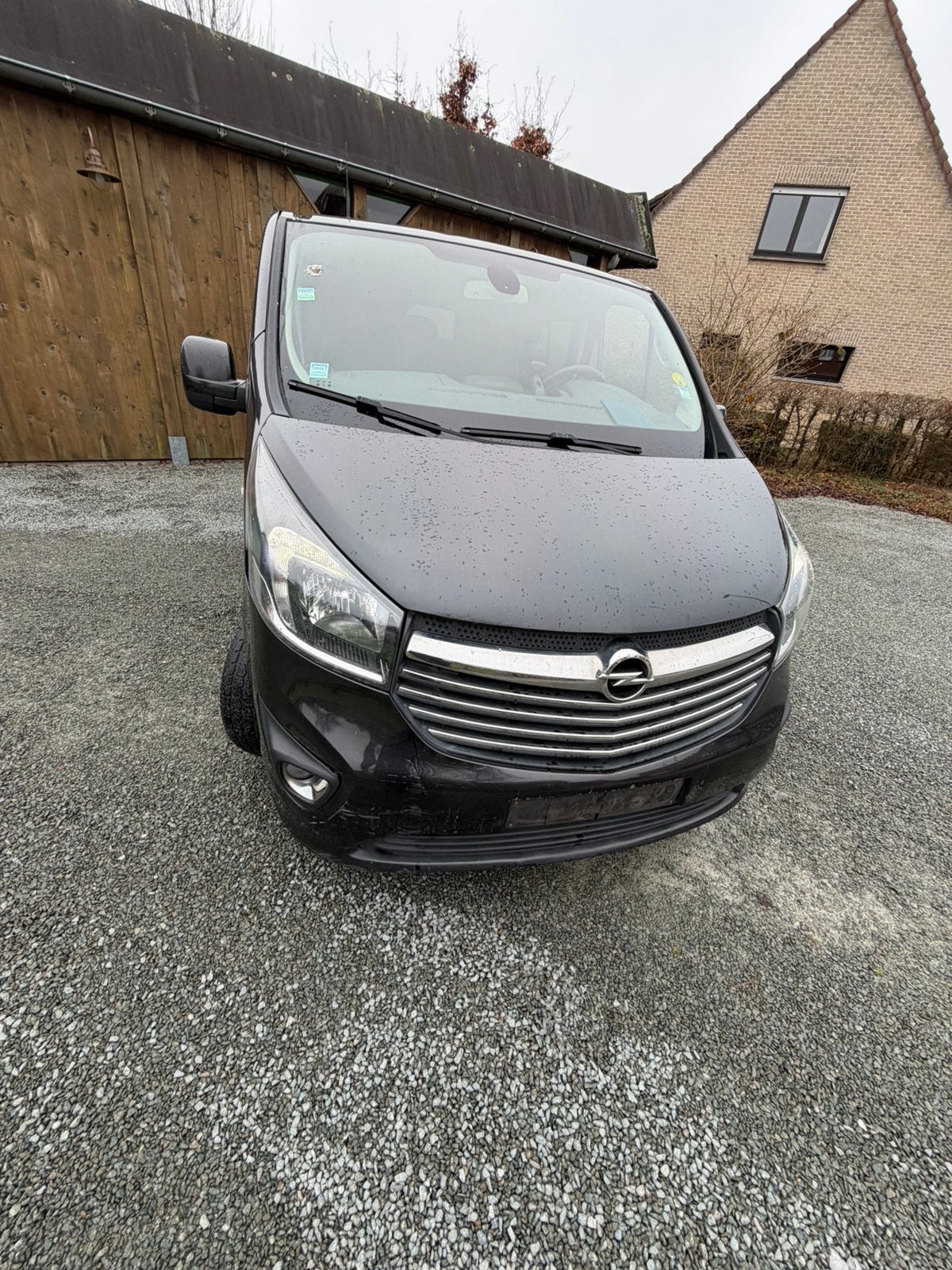 Opel vivaro dubble cabine euro6 licht vracht met keuring, Auto's, 1600 cc, Zwart, Leder, Particulier