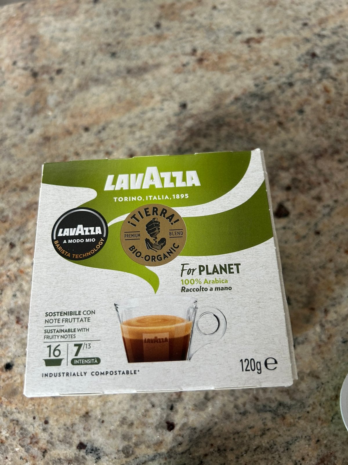 Tierra Lavazza biologische koffiecapsule, Ophalen