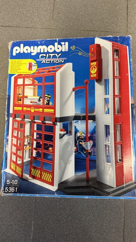 Playmobil 5361 De Brandweerkazerne, Ophalen