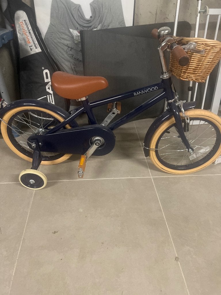 Kinderfiets banwood, Fietsen en Brommers, Fietsen | Kinderfietsjes, Ophalen, Zijwieltjes, Velgrem, Banwood