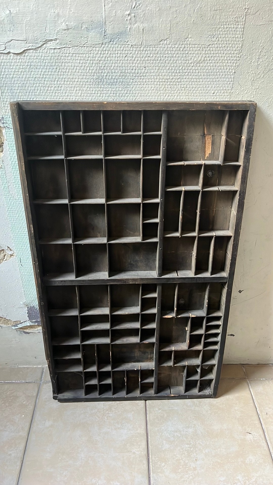 Authentieke Franse letterbak, Huis en Inrichting, Ophalen, Zo goed als nieuw, 85 cm, 50 cm