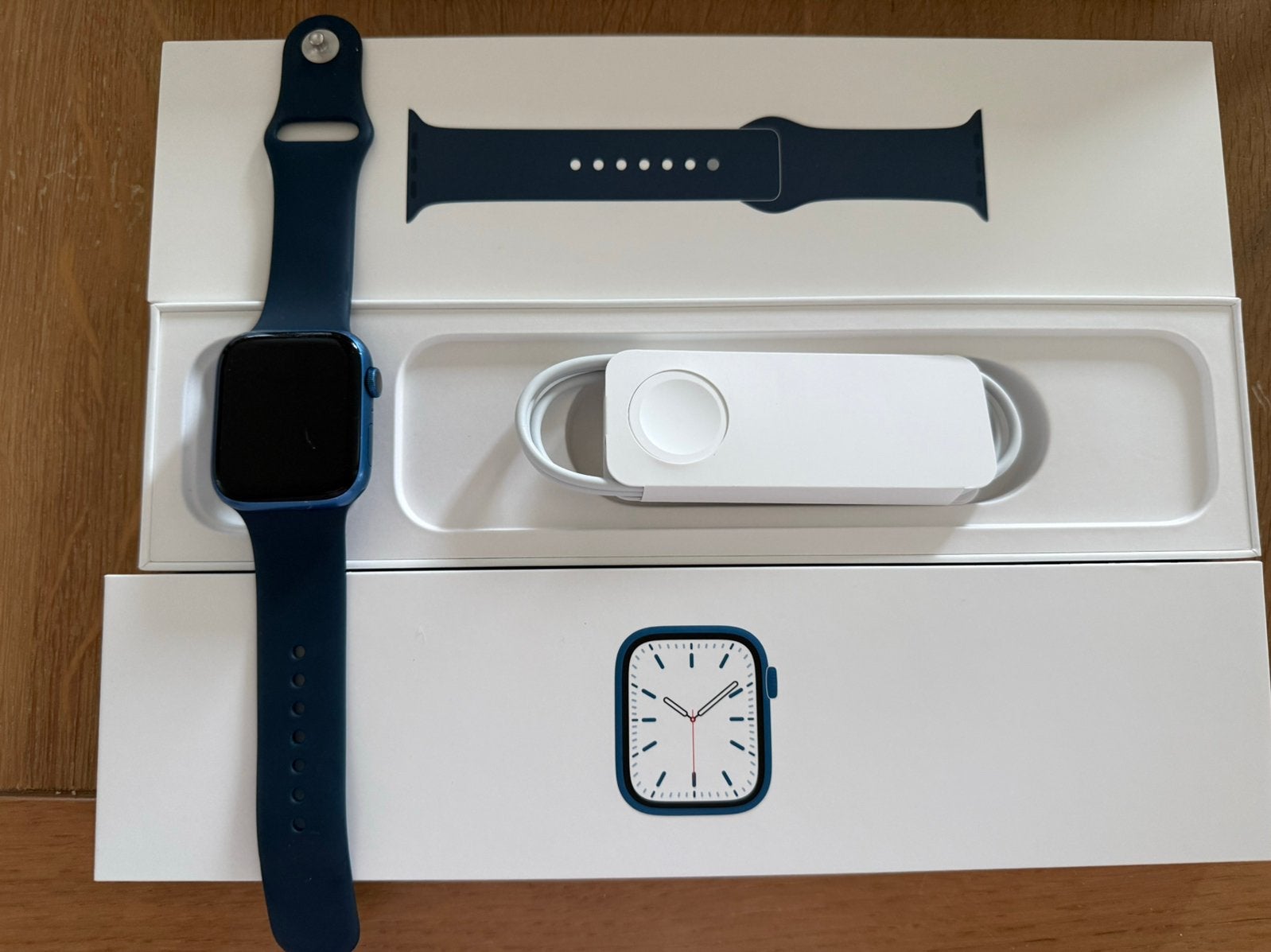 Apple watch 7 series, Ophalen, Gebruikt, Blauw