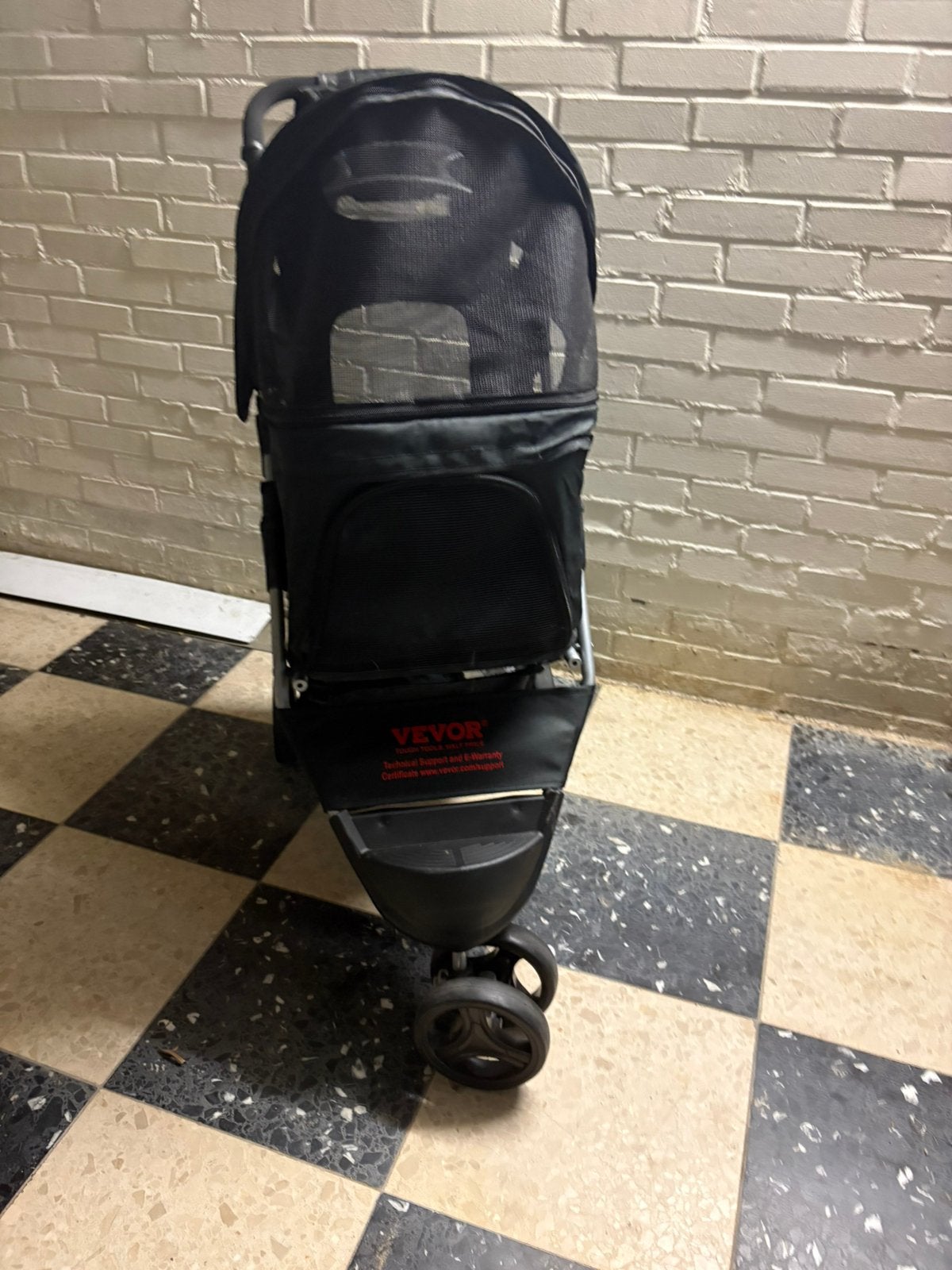 Honden buggy met 3 wielen, Dieren en Toebehoren, Ophalen, Zo goed als nieuw, Hondenbuggy
