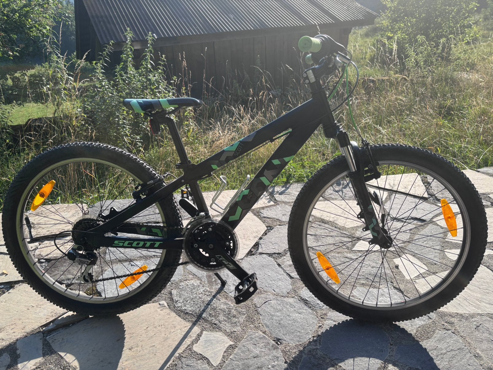Scott Voltage JR 24 inch mountainbike voor kinderen, Fietsen en Brommers, Ophalen, Gebruikt, Velgrem, 20 inch of meer
