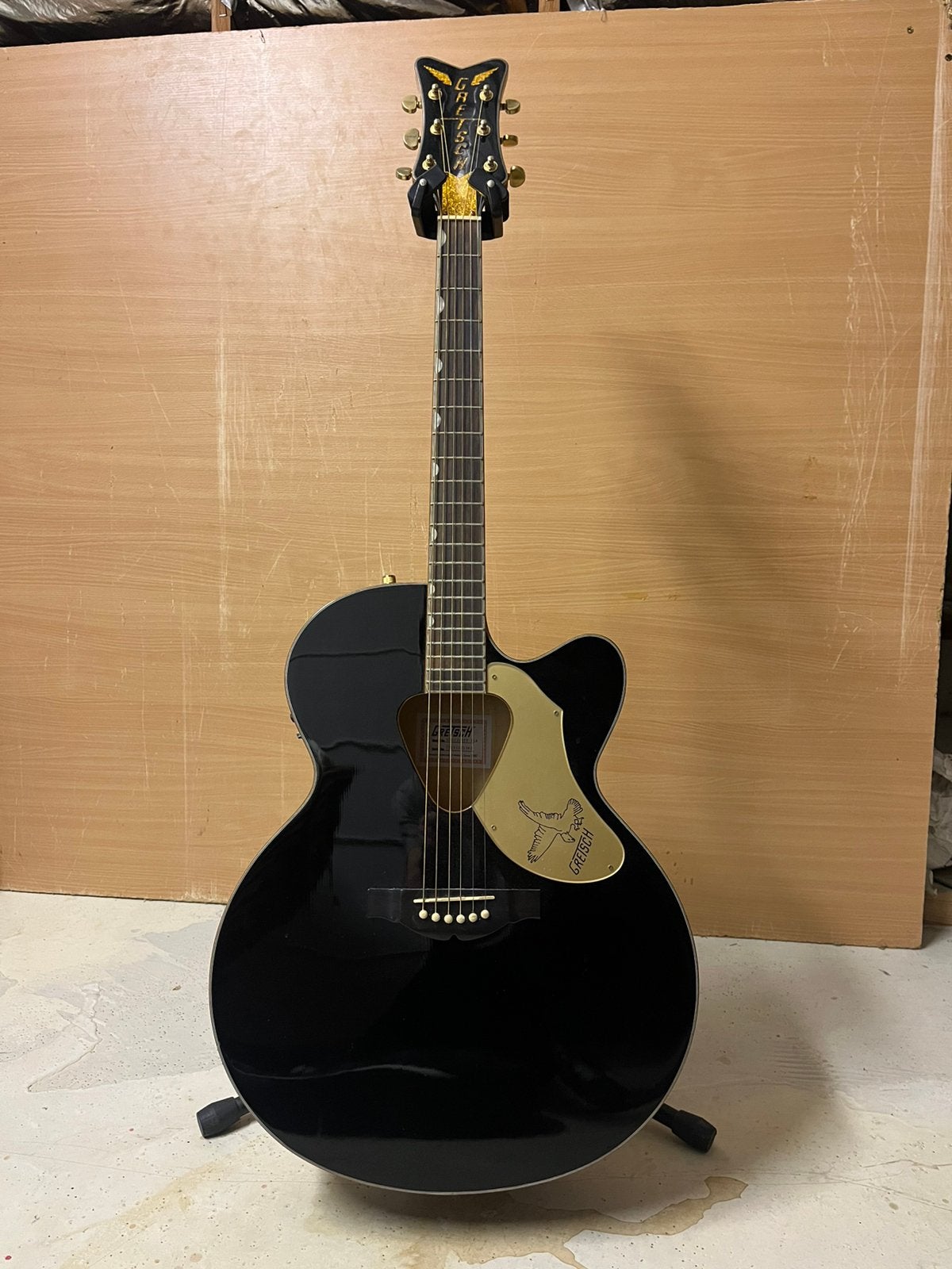 Gretsch Rancher Jumbo Black (G5022CBFE), Ophalen, Gebruikt, Western- of Steelstringgitaar, Met (piezo-)element