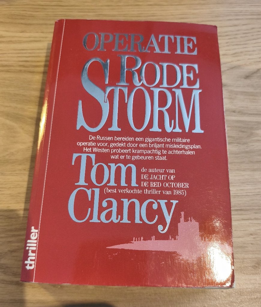 Livre Tom Clancy : Opération Red Storm, Livres, Enlèvement ou Envoi, Tom Clancy, Belgique, Utilisé