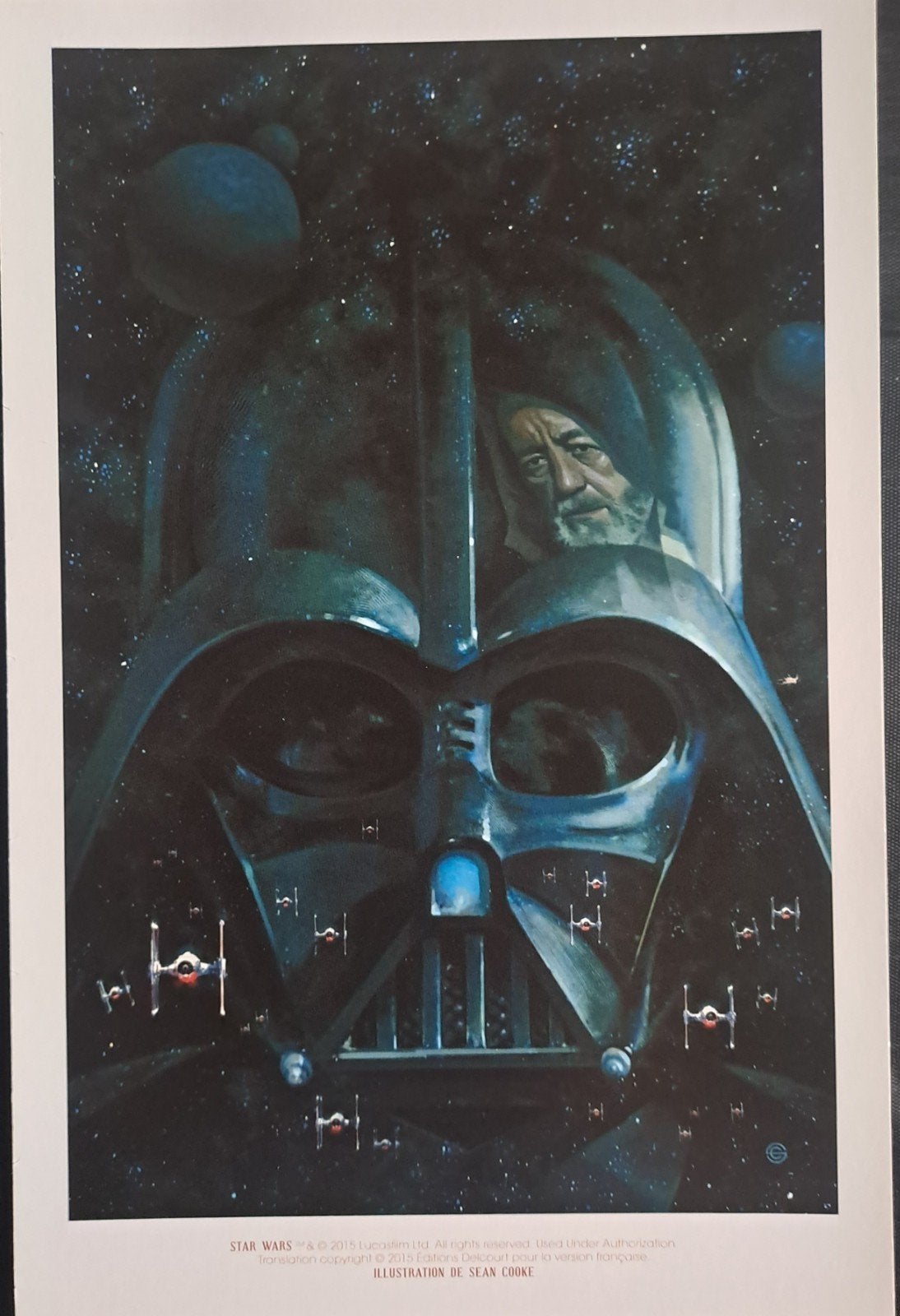 Ex libris / prent b5 Star Wars, Enlèvement ou Envoi, Gravure