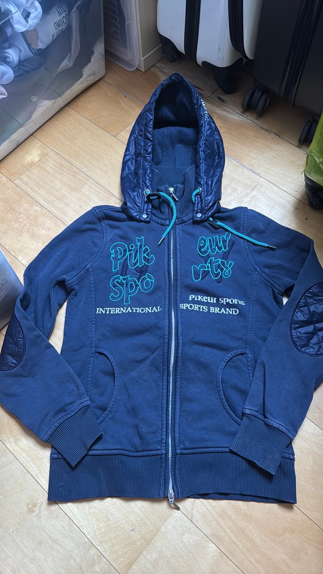 Gilet bleu d’équitation, Envoi, Comme neuf, Taille 34 (XS) ou plus petite, Bleu