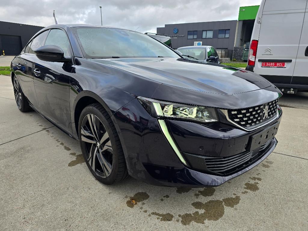 Peugeot 508 1.2 Pure Tech GT Automaat Navi + Garantie, Auto's, Peugeot, Automaat, 1199 cc, Leder en Stof, Zwart