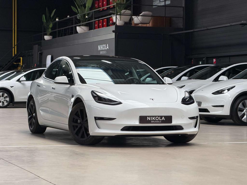 Tesla Model 3 LONG RANGE - ALL WHEEL DRIVE - AUTOPILOT, Auto's, Tesla, Automaat, 4 deurs, Gebruikt, Zwart