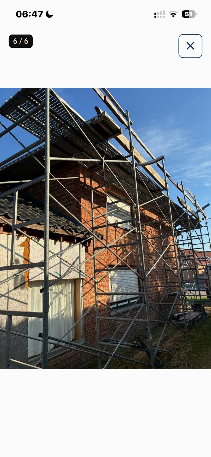 Zware adria stelling te koop 48 kaders, Doe-het-zelf en Bouw, Ophalen, Zo goed als nieuw