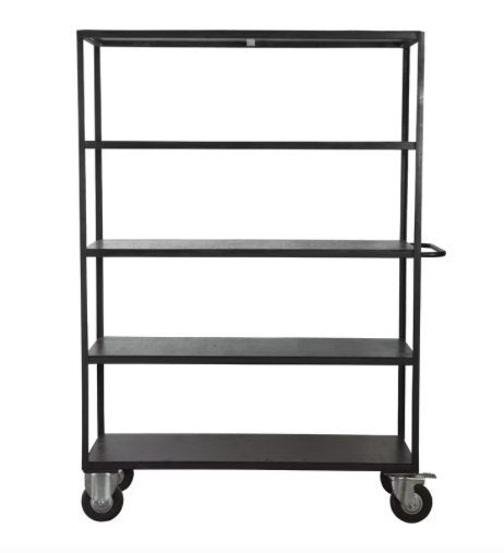 House Doctor industriële kast op wielen 130 cm, Met plank(en), Gebruikt, 100 tot 150 cm, Industrieel, design