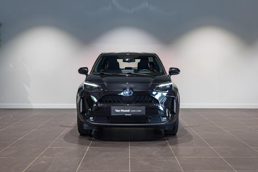 Toyota Yaris Cross 1.5 VVT-ie Hybrid 68kW Dynamic Plus CVT, Stof, Gebruikt, 750 kg, Zwart