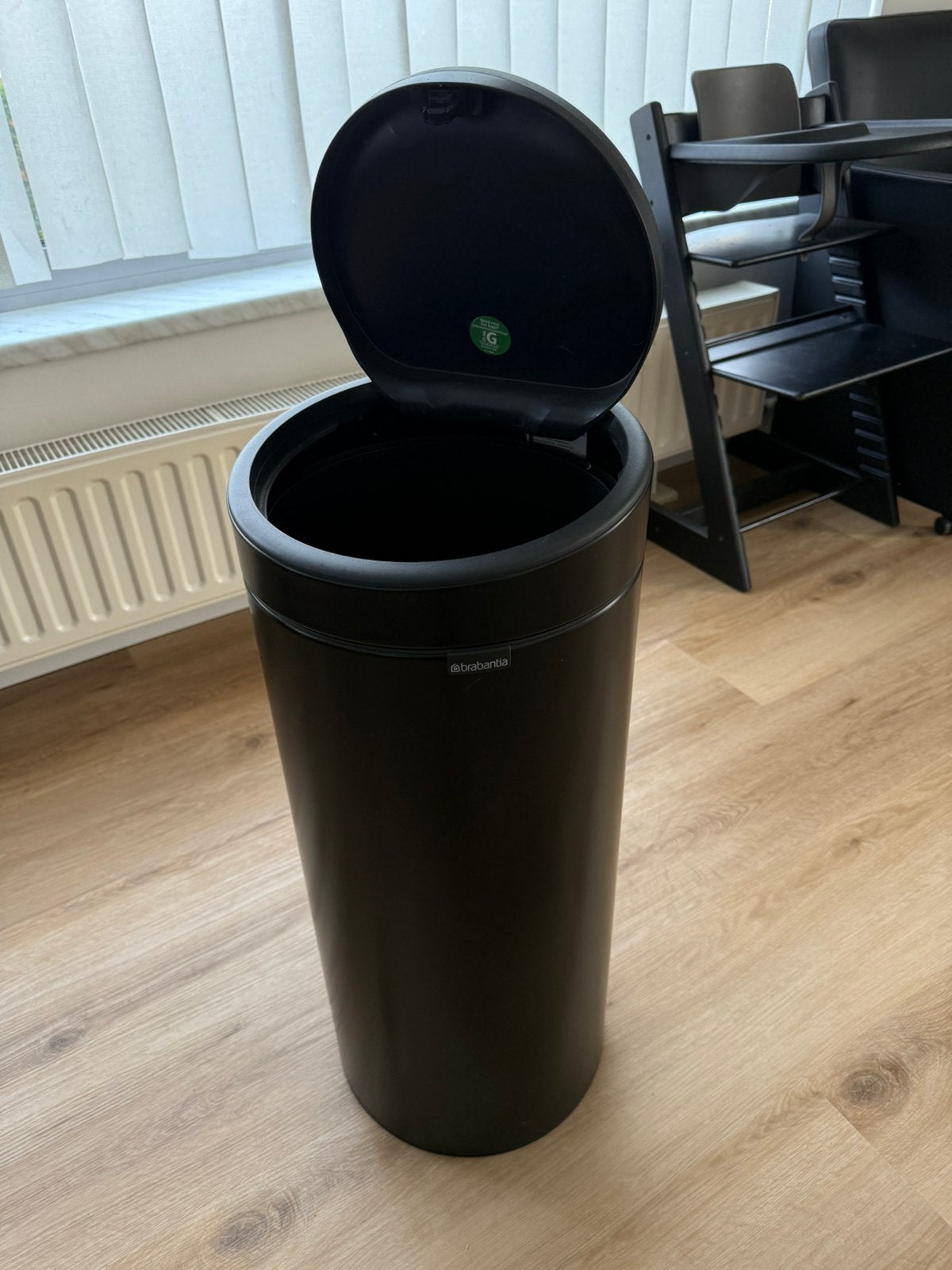 Brabantia touch bin prullebak 30 liter, Huis en Inrichting, Ophalen, Zo goed als nieuw