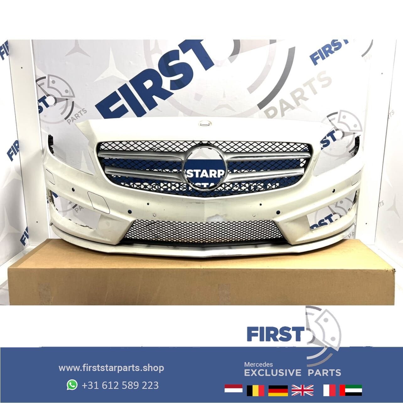 W176 BUMPER AMG PAKKET VOORBUMPER ORIGINEEL Mercedes A Klass, -, Voor, Ophalen of Verzenden, Bumper