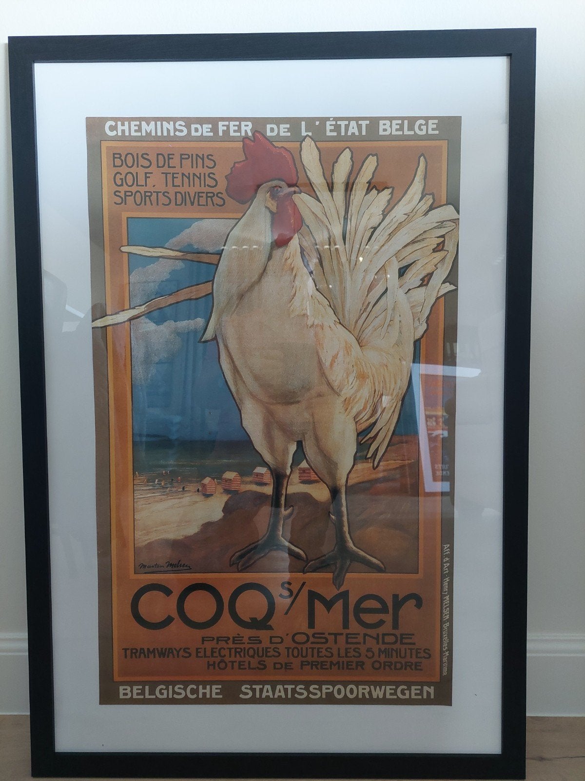 De Haan retro affiche, Enlèvement