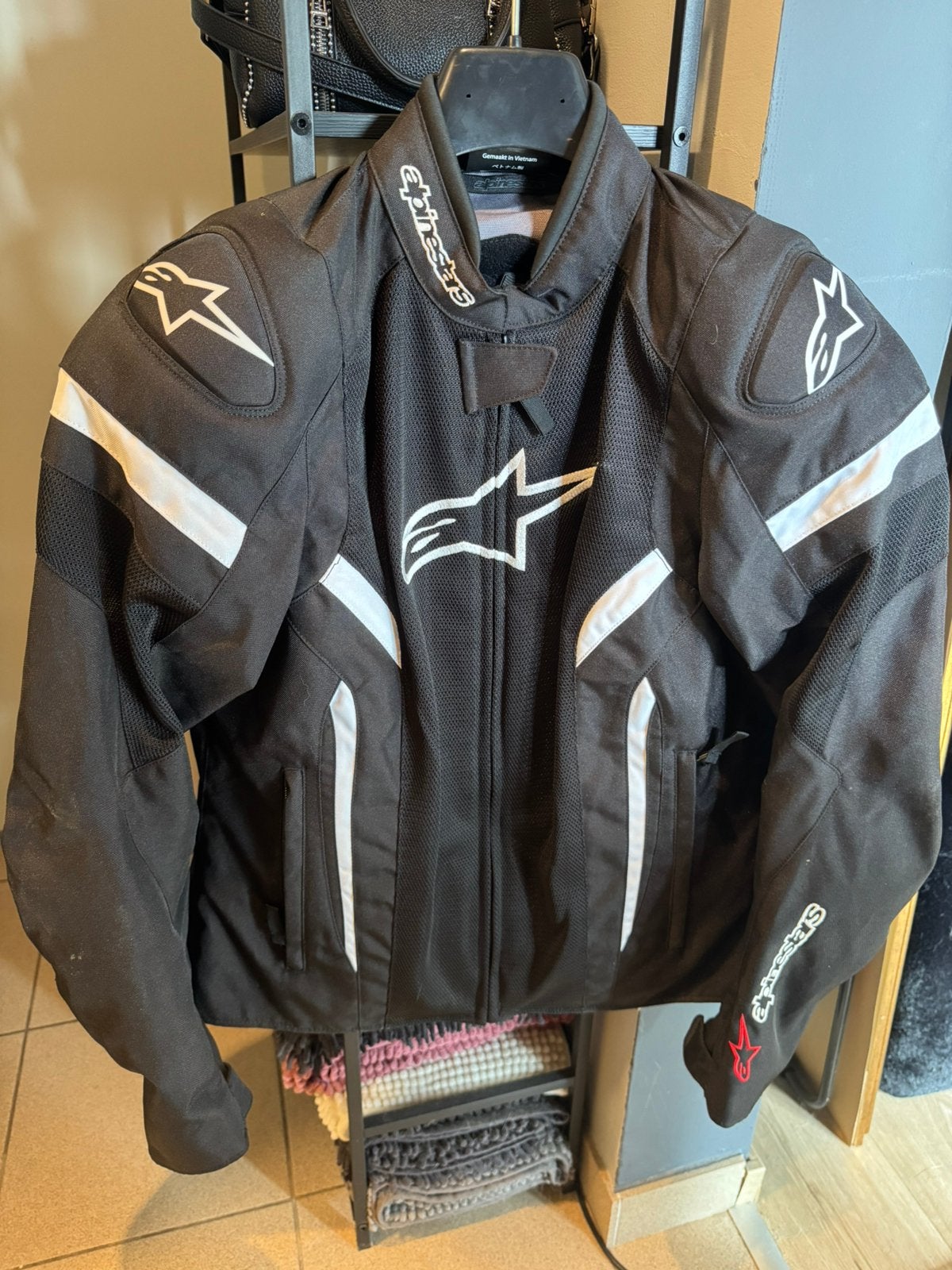 Motor vest Alpinestar (zomer), Motoren, Ophalen, Tweedehands, Dames, Jas | textiel