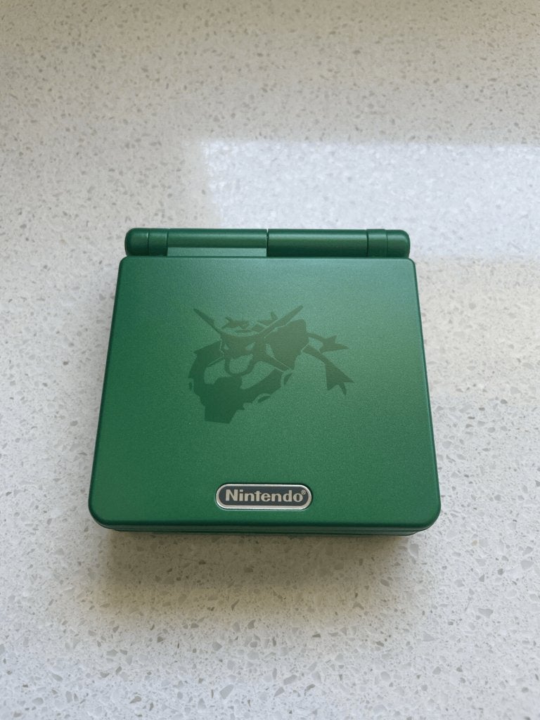 Game Boy Advance SP Rayquaza, Consoles de jeu & Jeux vidéo, Enlèvement ou Envoi, Comme neuf, Game Boy Advance SP