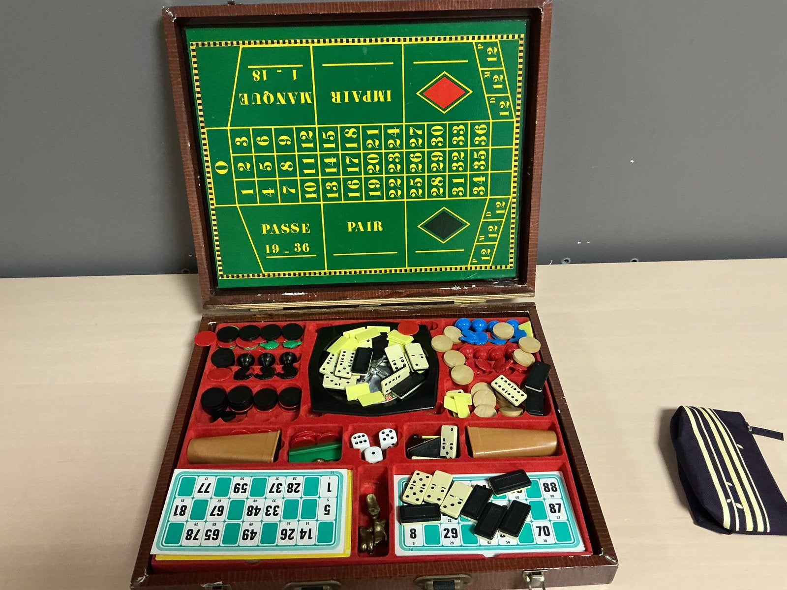 Mallette de jeux vintage, Enlèvement ou Envoi, Utilisé