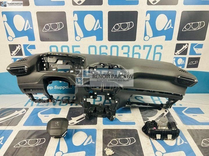 Airbag set PEUGEOT 208 2008 II Dashboard NORMAAL START STOP, Gebruikt, -, -, 6 maanden garantie