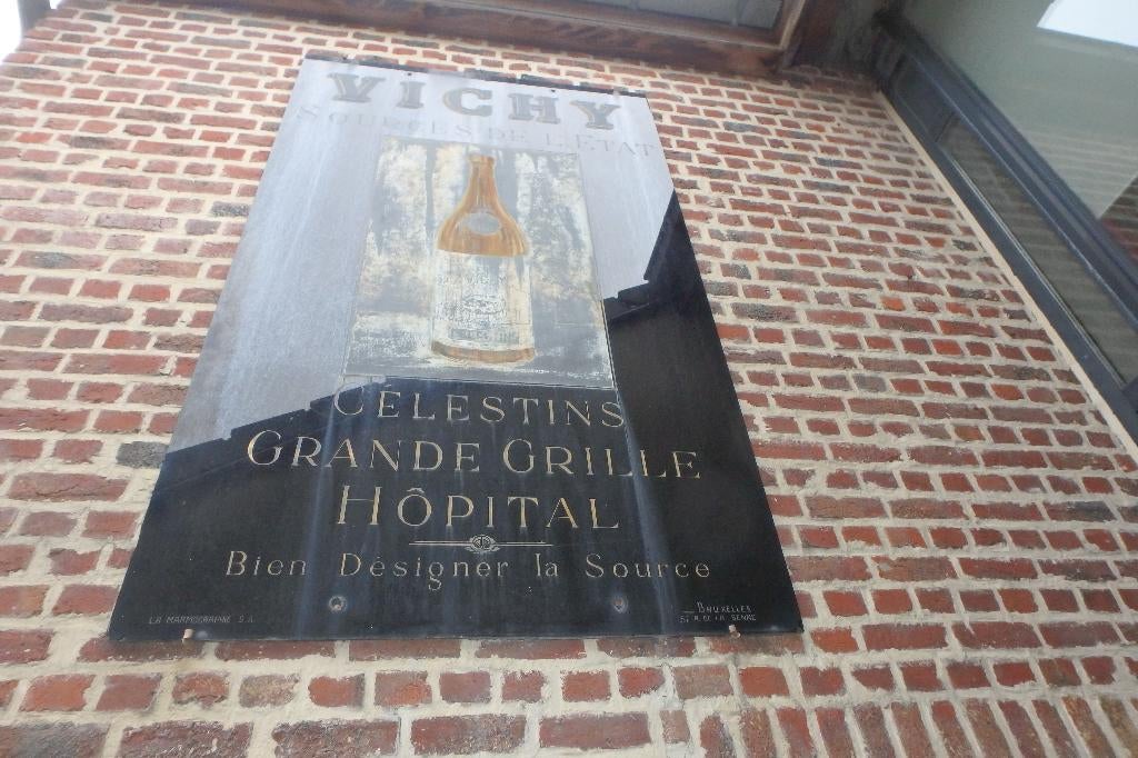 reclamebord Vichy Célestins, Ophalen, Zo goed als nieuw, Reclamebord
